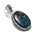 thumbnail image 2 of Natural Watermelon Tourmaline Gemstone 925 Steling Silver Pendant 2.17", 2 of 2