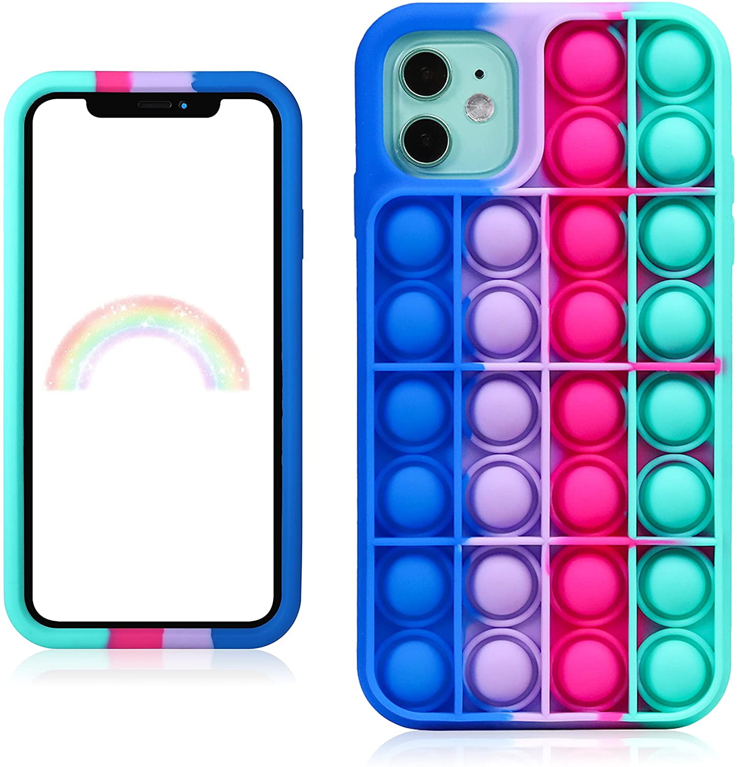 Iphone 12 Pro Max Case Silicone Aesthetic Cartoon Funny Cute Kawaii Stylish Cool Unique Designer Fun Fidget Cover Cases For Boys Girls Women Men Blue Rose For Iphone 12 Pro Max 6 7 Walmart Com