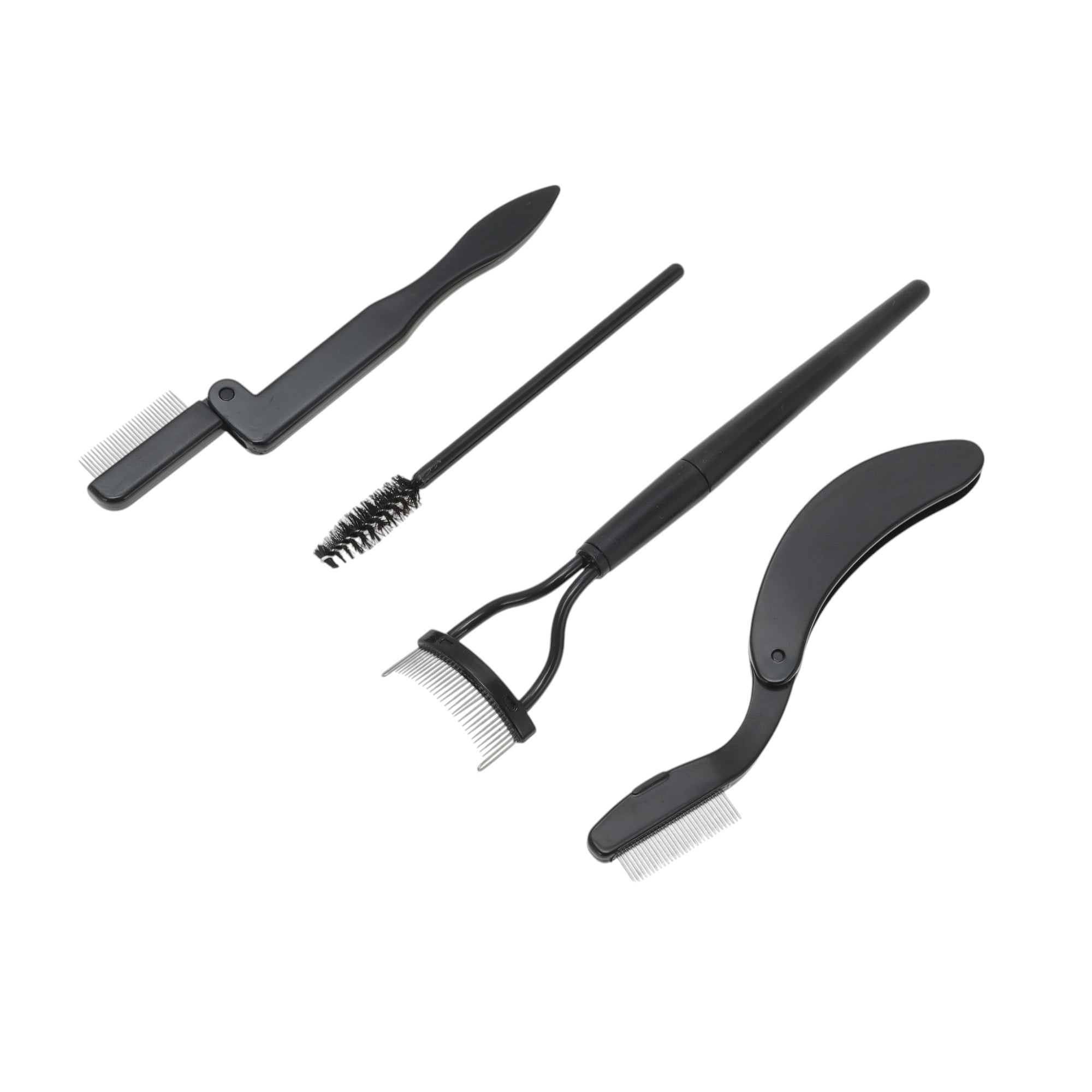 Unique Bargains Multifunctional Foldable Eyebrow Brush Kit for Styled Eyebrows and Lashes
