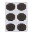 thumbnail image 2 of Pastillas de Silenciador de 6 Piezas Pastillas de Silenciador Pad para Práctica de Percusión café Hugo Bandas silenciadoras Snare Drum, 2 of 10