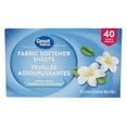 thumbnail image 1 of Great Value Fresh Scent Fabric Softener Sheets, 1 of 7
