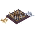 thumbnail image 2 of Juego de ajedrez de casa de muñecas Zulema 1:12 Set de Juego de Ajedrez Metal Elegante Mini Decoración de Hogar, 2 of 8