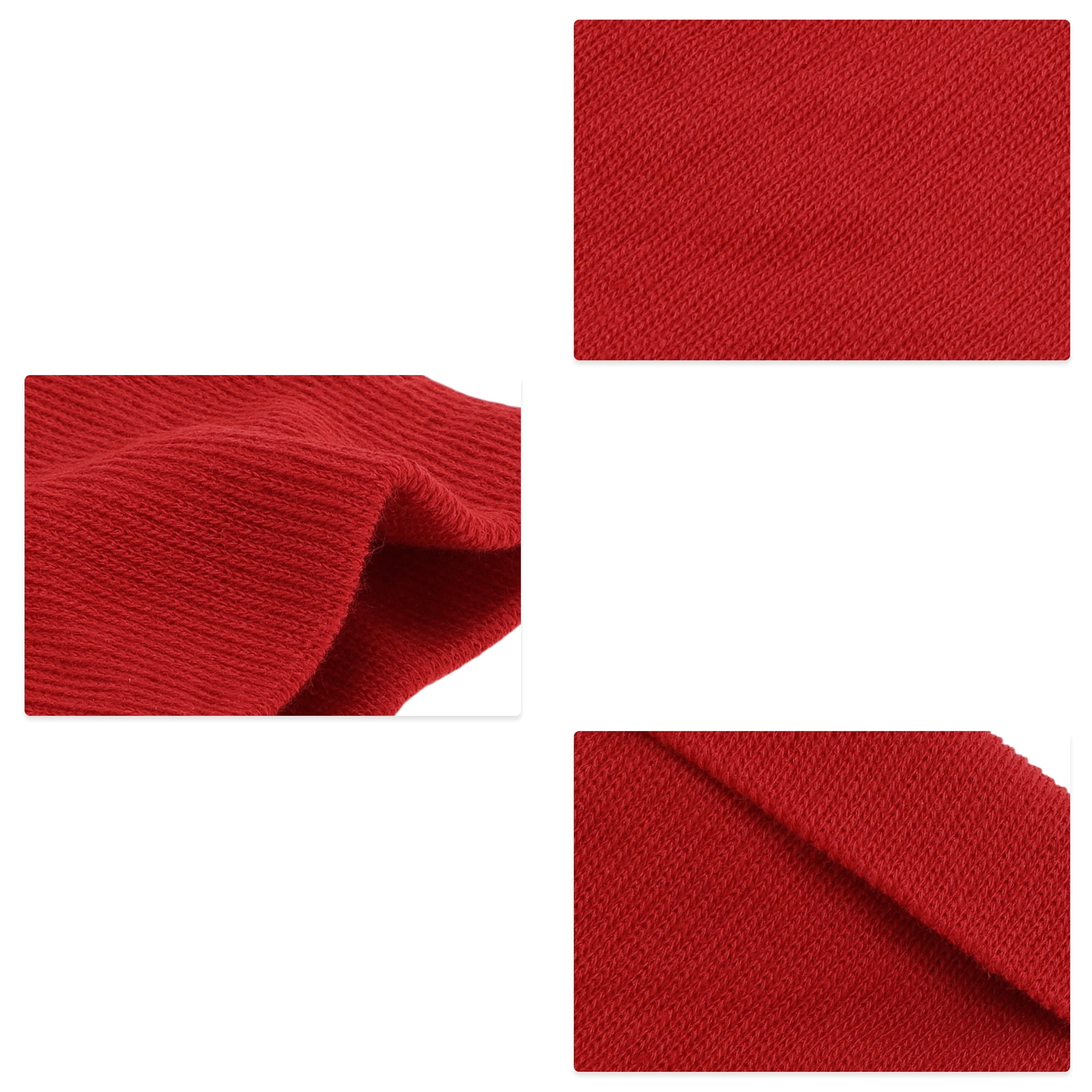 Unique Bargains 1 Pair of Sweat Absorbent Quick Drying Sports Wristbands Red M