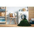 thumbnail image 2 of Ahgly Tapis d'Intérieur Lavable en Machine Carré Vert Émeraude Profond Transitionnel, 7 Pieds Carré, 2 of 7