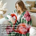 thumbnail image 5 of Flamingo Throw Blanket Gifts for Women, Tropical Flamingo Blankets for Living Room Home Decor, Cozy Flannel Flamingo Plush Throws 50"x60", 5 of 5