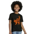 thumbnail image 4 of Vintage Halloween Scaredy Cat Cute Girls Kids T Shirt Tees Teen Brisco Brands L, 4 of 6