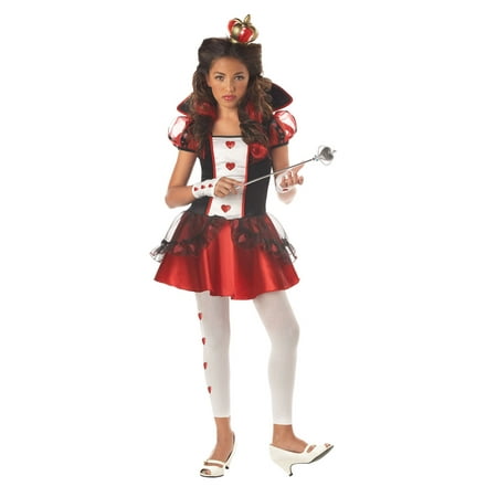 Wonderlands Queen of Hearts Girls' Teen Halloween Costume - Walmart.com