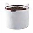 thumbnail image 3 of Rain Science - Grow Bag 25 Gallon Planting Pots - Colorful Plant Grow Bags Pots Gardening Vegetable - Air Pruning Mesh Fabric Plant Container - (White/Red), 3 of 4