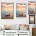thumbnail image 4 of Designart "Beige Clam Seashore Charm I" Animals Floater Framed Canvas Print, 4 of 7