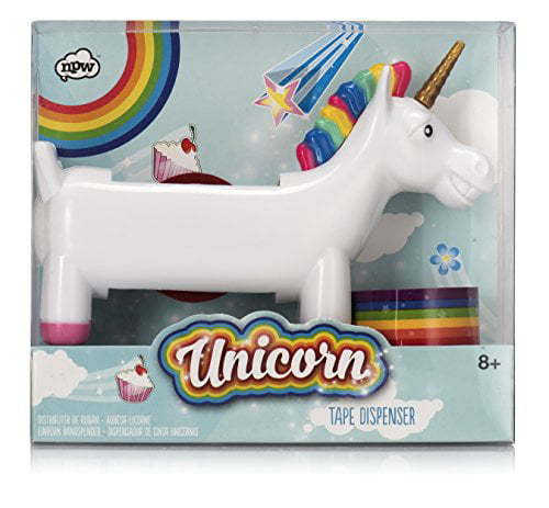 Details about   Unicorn Tape Dispenser 2 Rolls Rainbow Tape! 