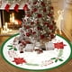 thumbnail image 1 of Christmas Tree Skirt Round Merry Xmas Decor Rugs For Living Room Bedroom Non Slide Floor Carpet Runner Mats Christmas Tree Skirt Mat, 1 of 7