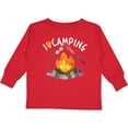 thumbnail image 3 of Inktastic I Love Camping Campfire, Hot Dog, Marshmallows Boys or Girls Long Sleeve Toddler T-Shirt, 3 of 5