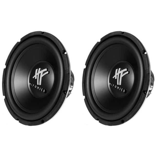 Pair of Hifonics HFX12D4 HF Series 12" 800 Watt DVC 4 Ohm Car
