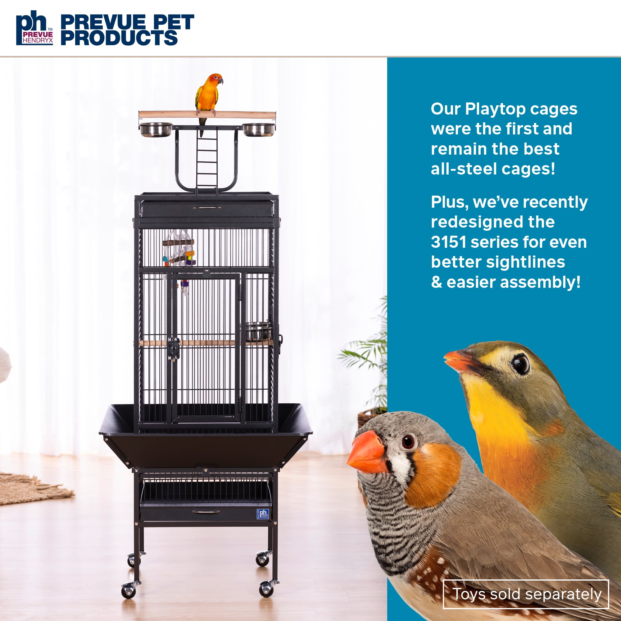 Pet supplies top plus bird cages