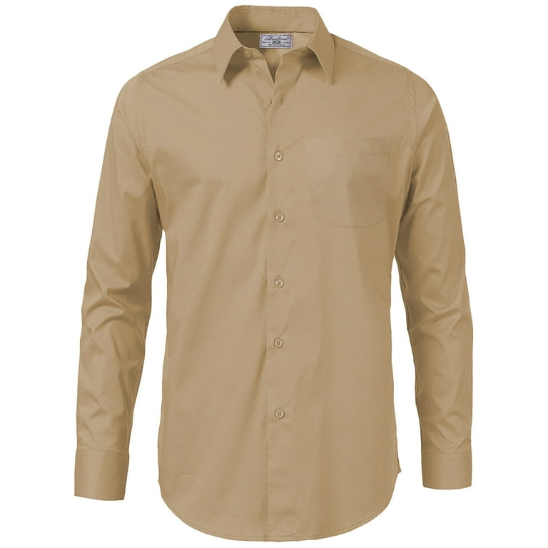 Tan 2025 dress shirt