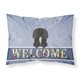 thumbnail image 1 of "Treasures Welcome Pekingnese funda de almohada negra, estándar" Caroline's Treasures BB5688PILLOWCASE, 1 of 1