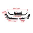 thumbnail image 3 of HueMaison Car Rear Bumper Diffuser Spoiler Lip Splitter Rear Bumper Lip Protector Guard For BMW F80 M3 F82 M4 2015-2020 Carbon Fiber Style, 3 of 4