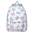 thumbnail image 1 of Cute Butterfly Lovers Pattern School Backpack – Durable Oxford Material Travel Backpack with Large Capacity and Anti-theft Features for Students, Teens, and Outdoor Enthusiasts, 1 of 4