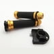 thumbnail image 4 of Par ajustable de 22 mm para manillar de motocicleta, kit de empuñaduras de aleación de aluminio, empuñaduras de barra para Motor Cruiser en bolsas, paquete gloden Inevent VI002286-03, 4 of 7