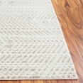 thumbnail image 3 of SAFAVIEH Revive Russell Geometric Polyester Area Rug, Ivory/Gray, 6'7" x 6'7" Square, 3 of 7