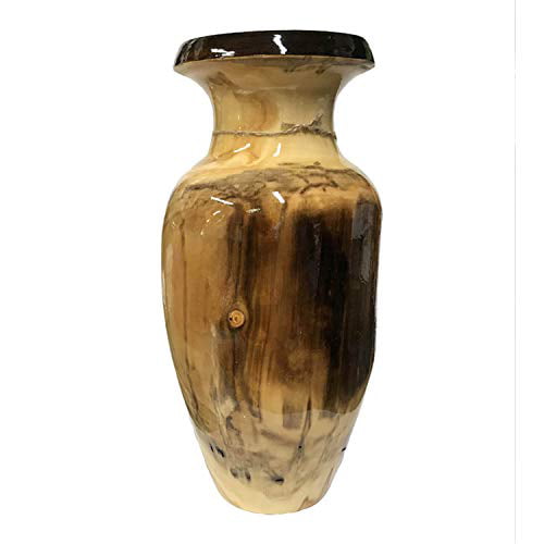 Hand-Carved Wooden Vase Original Aspen 7" Vase C 