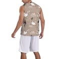 thumbnail image 2 of Naloa Chicken Basketball Jersey Reversible Men's Mesh Athletic Sports Shirts Training Practice S-4XL4X-Large, 2 of 6