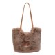 thumbnail image 1 of Bolso para Axila Hombro Mujer Sólido Gran Capacidad Peludo Y Esponjoso Felpa, 1 of 9