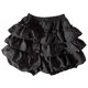 thumbnail image 1 of Womens Girls Layered Ruffled Pumpkin Shorts Japanese Vintage Victorian Cute Bowknot Ruched Bloomers Safety Under Pant White XXL, 1 of 4