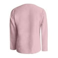 thumbnail image 4 of SHITINN Casual Solid Long Sleeve V Neck T Shirt Shirt for Women Short Sleeve Blouses for Women Trendy Tops for Women 2025, 4 of 4