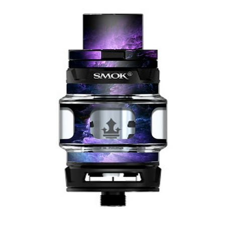 Skin Decal Vinyl Wrap for Smok TFV12 Prince Tank Vape Kit skins stickers cover/ purple storm
