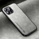 thumbnail image 3 of Luxury Leather Case For iPhone 15 14 13 12 11 Pro Max Mini XR XS Max 8 7 15 Plus SE 2020 Cover With Metal Plate Support Car Hold, 3 of 5