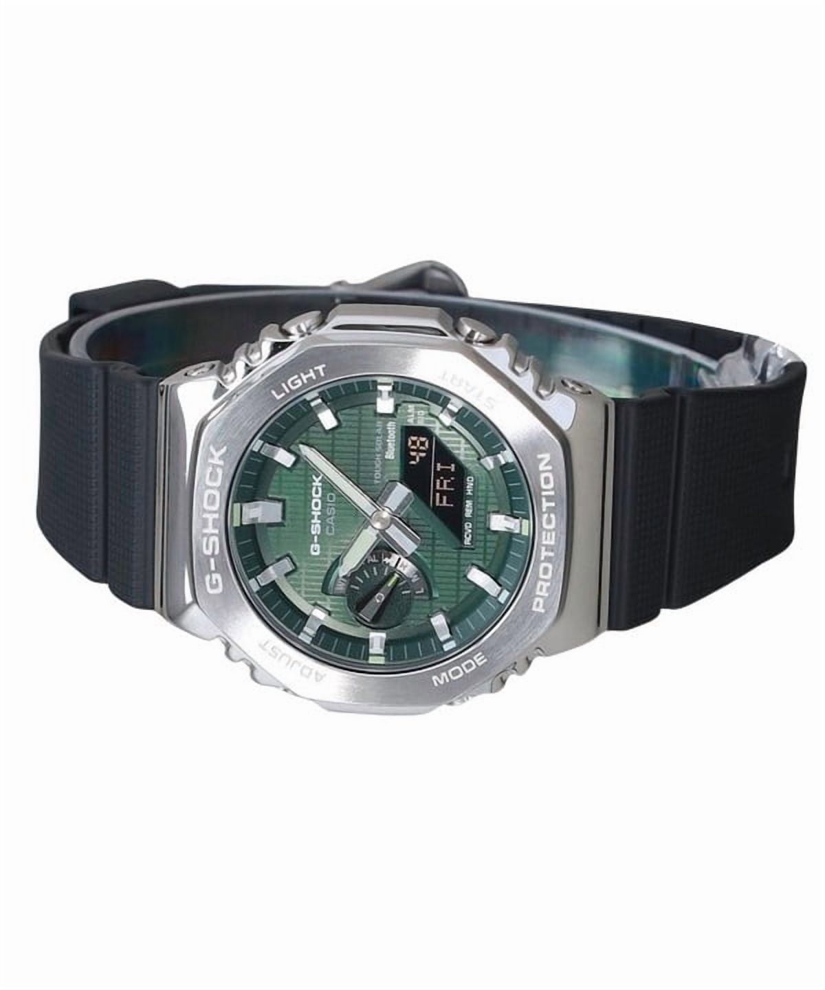 Casio G-Shock G-Steel Analog Digital Smartphone Link Resin Green