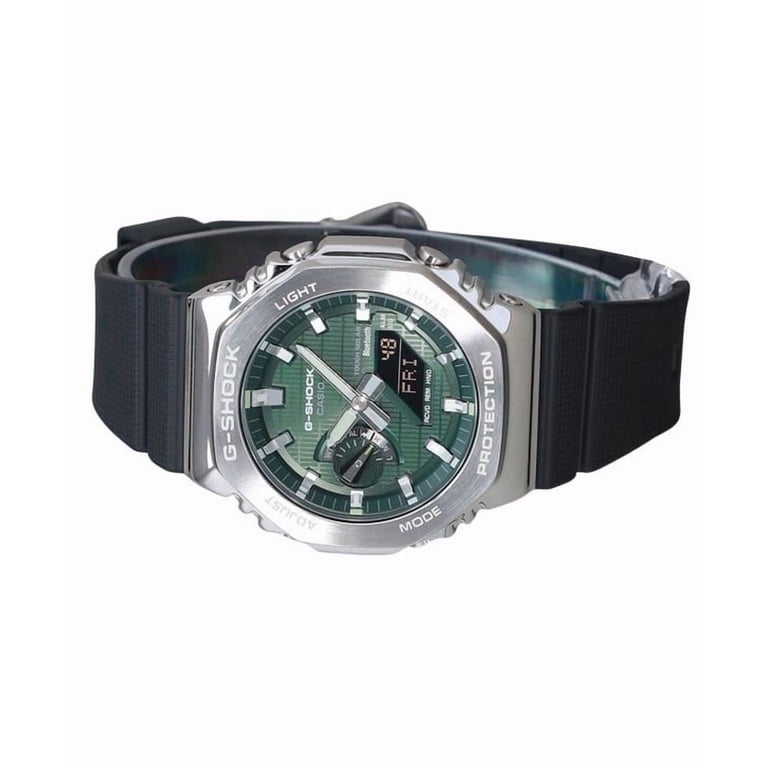 Casio G-Shock G-Steel Analog Digital Smartphone Link Resin Green