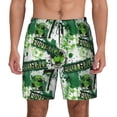 thumbnail image 2 of Goofa Football 7 Printed Men's Swim Trunks Board Shorts Quick Dry Mens Swimming Trunks with Compression Liner,Breathable Fit Hawaii Beach Shorts-Large, 2 of 9