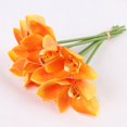 thumbnail image 2 of 12PCS Orchid Stems Artificial Flowers Real Touch Latex Faux Flowers Bunches for Wedding Bouquet Centerpieces Decoration, 2 of 7