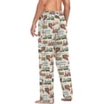thumbnail image 5 of Top-kevin Vintage Truck Men's Pajama Pants Pjs Bottoms with Pockets Sleep Lounge Pants for Men, 5 of 13