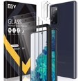 thumbnail image 1 of [3+3 Pack] 3 Pack Screen Protector for Samsung Galaxy S20 FE 5G + 3 Pack Camera Lens Protector, Tempered Glass HD, 1 of 5