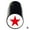 Five Pointed Star, variant on Stamp, Ball Stamper, Stamps to Mark Balls, Quick Drying Stamp Self Stamper, Ball Marker, Ball Inking