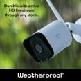 thumbnail image 6 of Geeni Hawk 3 1080p HD Smart WiFi Security Camera, Outdoor IP66 Weatherproof, 2-Pack (Supports Only 2.4GHz Wi-Fi), 6 of 9