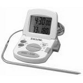 Taylor Yellow Plastic Thermocouple Digital Thermometer with Folding Probe  -40 to 572 Degrees