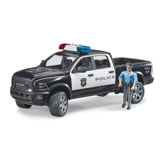 1/16 Ram Police Pick-up Truck with Police Officer by Bruder 2505