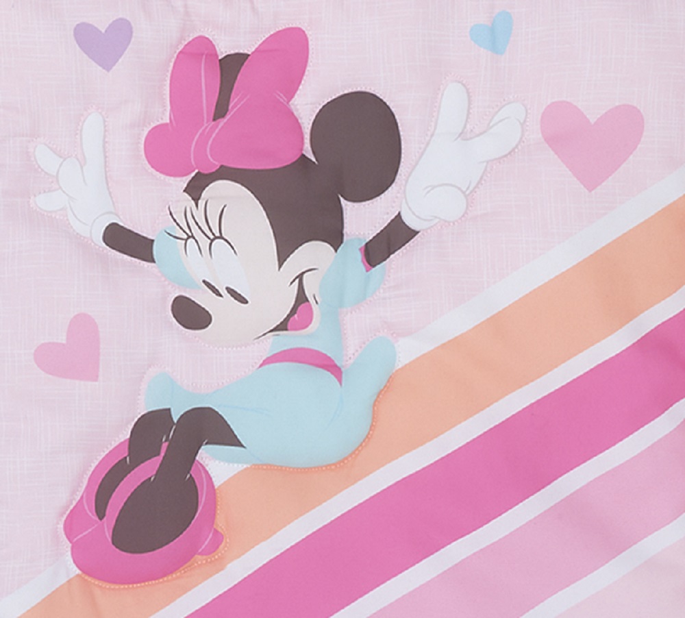 Disney Minnie Mouse Be Happy 3-PC Mini Crib Set
