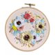 thumbnail image 2 of Kit de inicio de bordado con patrón de flores, manualidades de punto de cruz DIY, flores Flor 3, 2 of 9