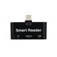 thumbnail image 2 of Lector de tarjetas USB 3.1 tipo c 3 en 1 Lector de tarjetas micro SD multifuncional TF Adaptador de unidad flash OTG, Negro Yuarrent EL5613-01B, 2 of 2