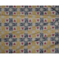 thumbnail image 4 of oneOone Polyester Lycra Fabric Check & Triangle Ikat Print Fabric By Yard 56 Inch Wide, 4 of 4