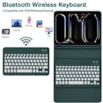 thumbnail image 3 of Tablet Case for Pro 11 M4 2024 Case, Case Keyboard Cover with 7 Colors Backlit Magnetic Detachable Keyboard, Tablet Protective Case, 3 of 7