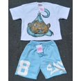 thumbnail image 5 of Conjunto de dos piezas Y2k, nueva camiseta y pantalones cortos con estampado de dibujos animados para hombres y mujeres, camiseta con estampado de algodón, pantalones cortos casuales estilo Harajuku y, 5 of 5
