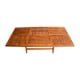 thumbnail image 4 of Mesa Plegable Rectangular De Madera Sólida, 100x180 – Rústico Tratable NATIVO MUEBLES JARDIN, 4 of 5