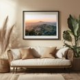 thumbnail image 3 of Mount Helix Sunset 01 - La Mesa California Photography Landscape Sunset Scenic Nature Mountain Cityscape Rural Black Framed Wall Art Print 5 x 7 inches, 3 of 4