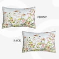 thumbnail image 2 of Honeii hummingbird in floral Pattern Decorative Throw Pillow Case - Elevate Your Couch, Sofa, or Bed with Stylish Home Decor(No pillow core)-16"x24", 2 of 6